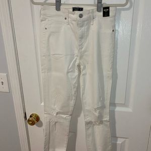 Abercrombie and Fitch high waisted ankle jeans